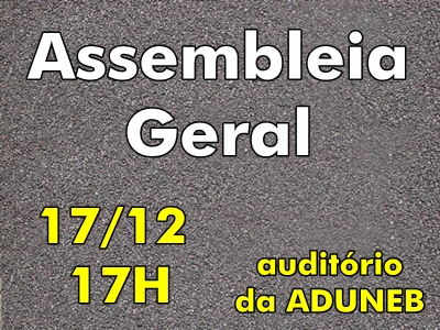 Assembleia para tirada de delegados ao Congresso do ANDES nesta sexta!